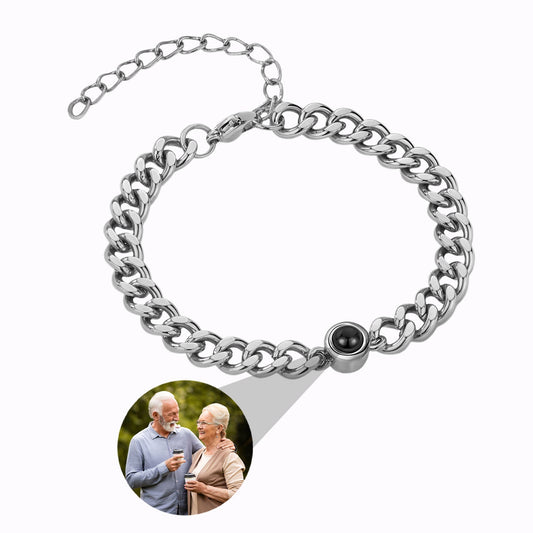 Bracelet Lien Éternel avec Photo Personnalisée