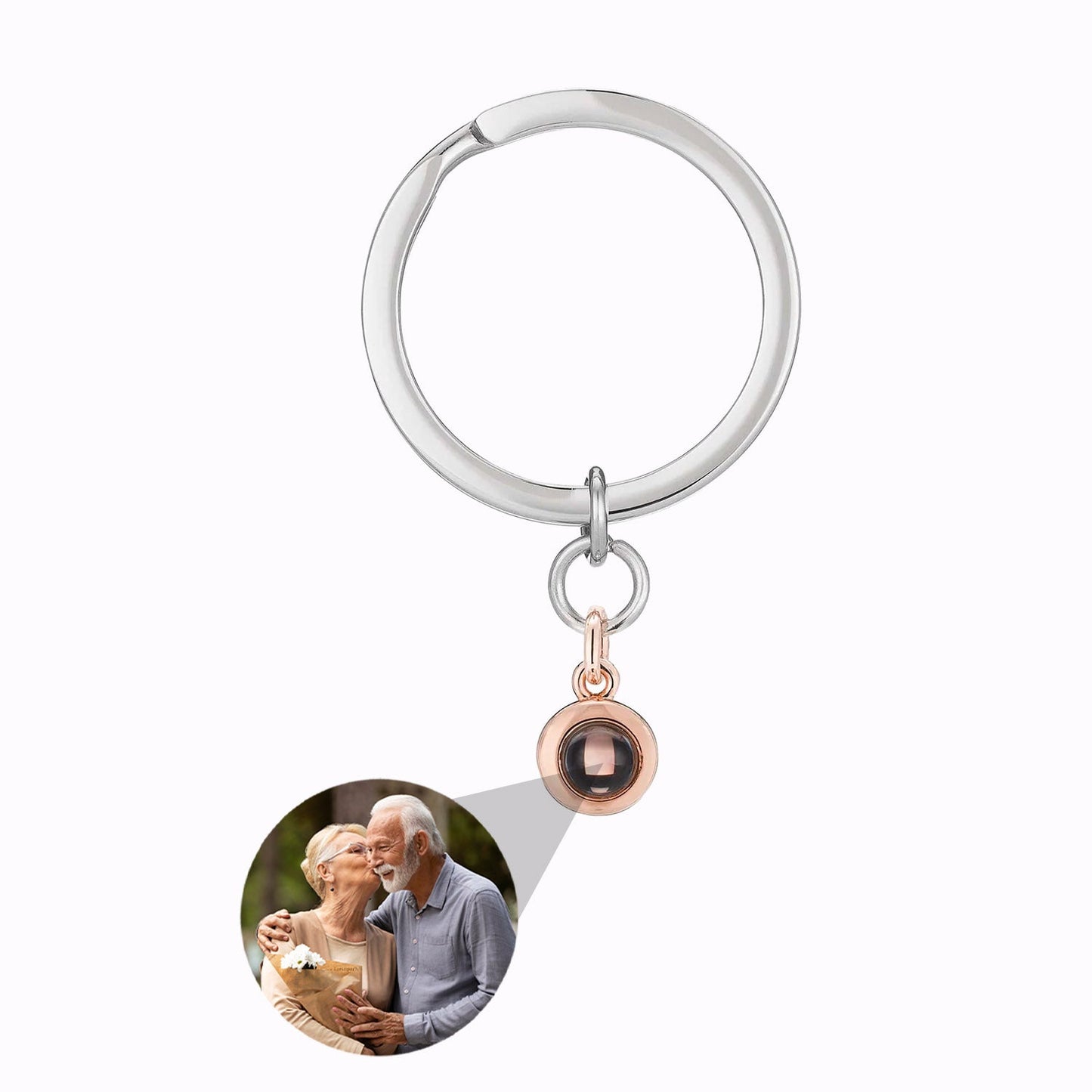 Porte‑Clés Souvenir avec Photo Personnalisée