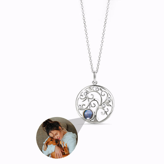 Collier Arbre de Vie avec Photo Personnalisée