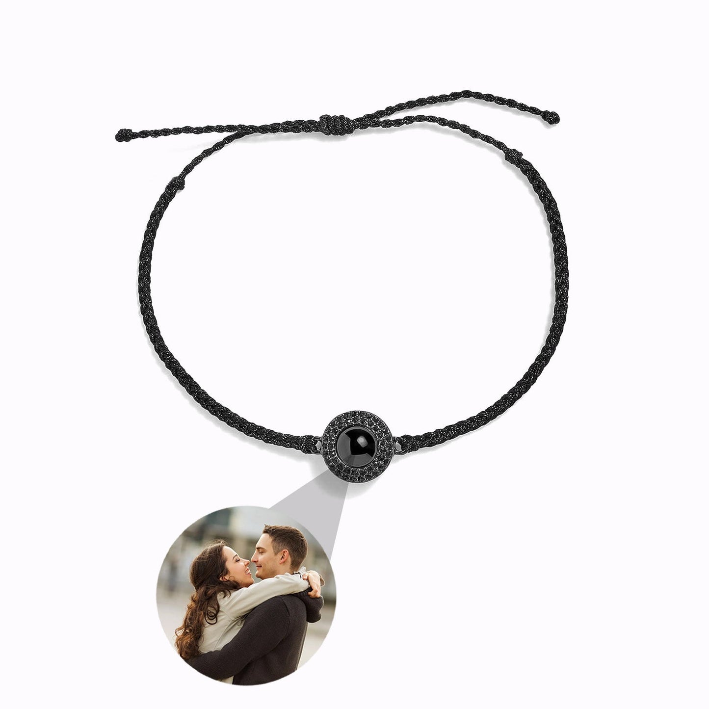 Bracelet Éternité avec Photo Personnalisée