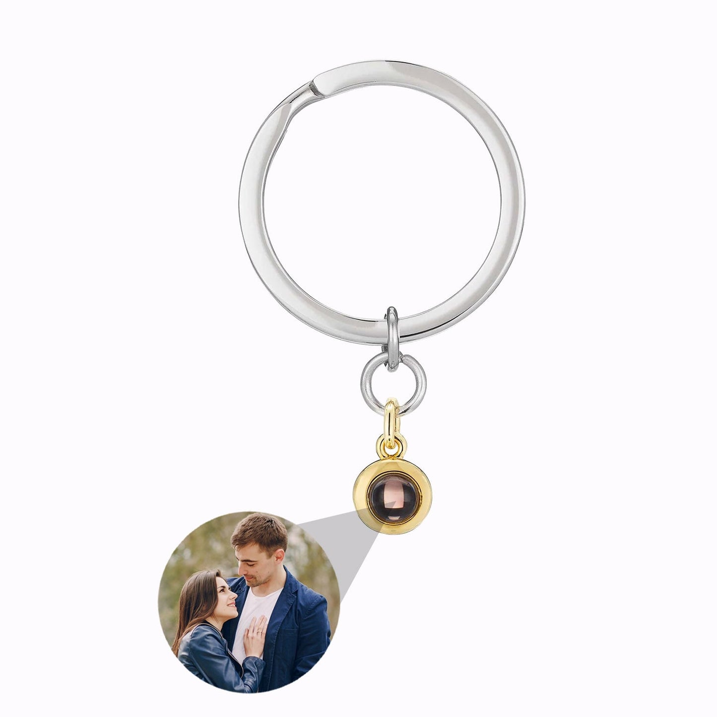 Porte‑Clés Souvenir avec Photo Personnalisée