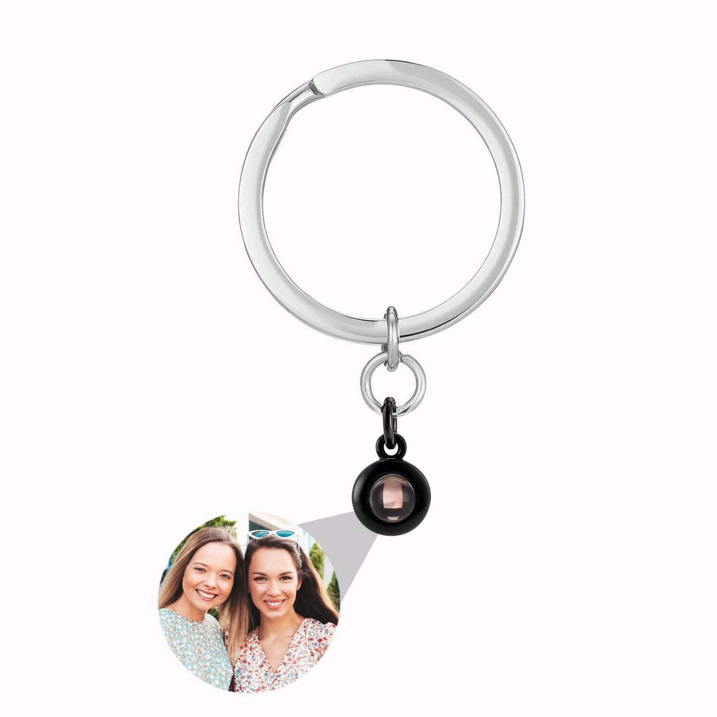 Porte‑Clés Souvenir avec Photo Personnalisée