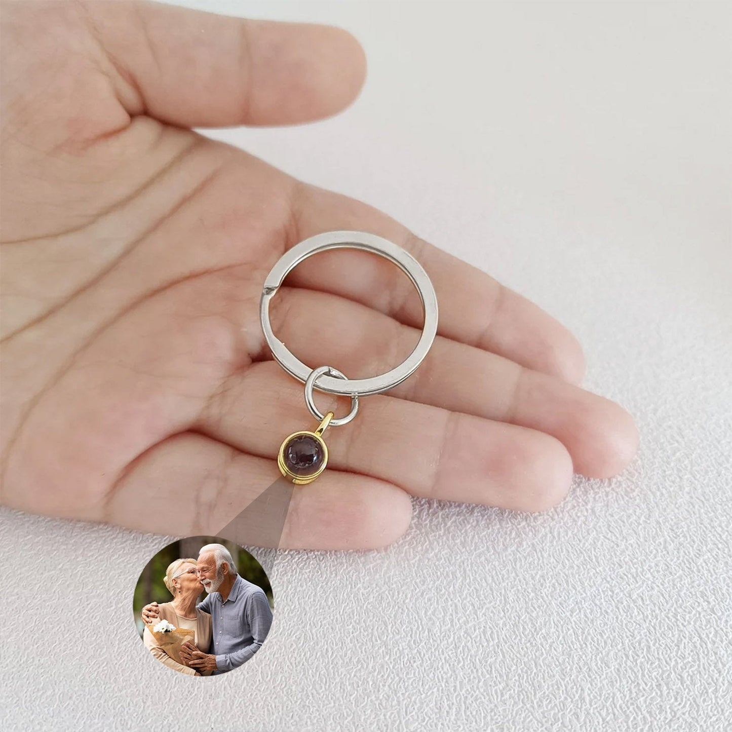 Porte‑Clés Souvenir avec Photo Personnalisée