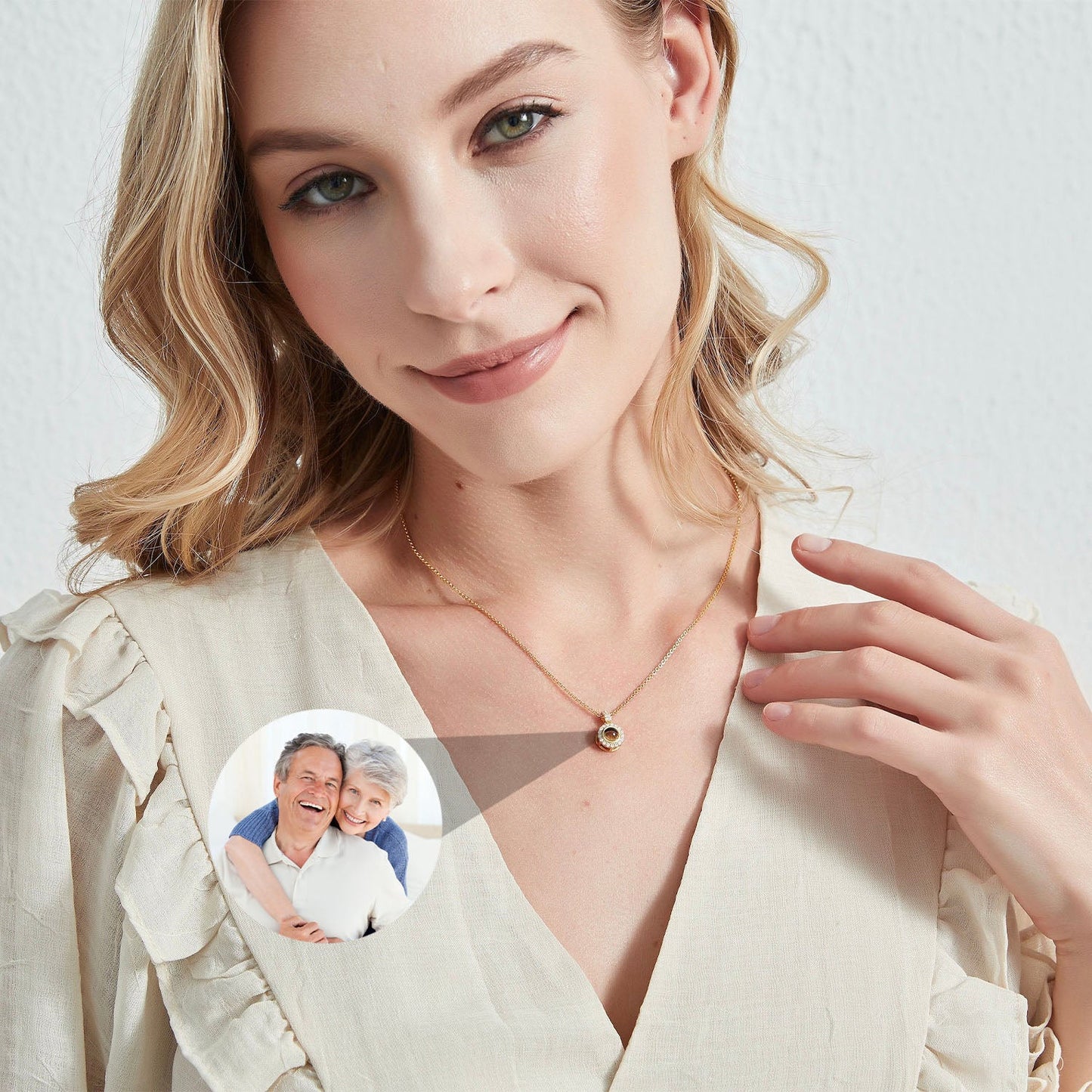 Collier Echo du Temps avec Photo Personnalisée