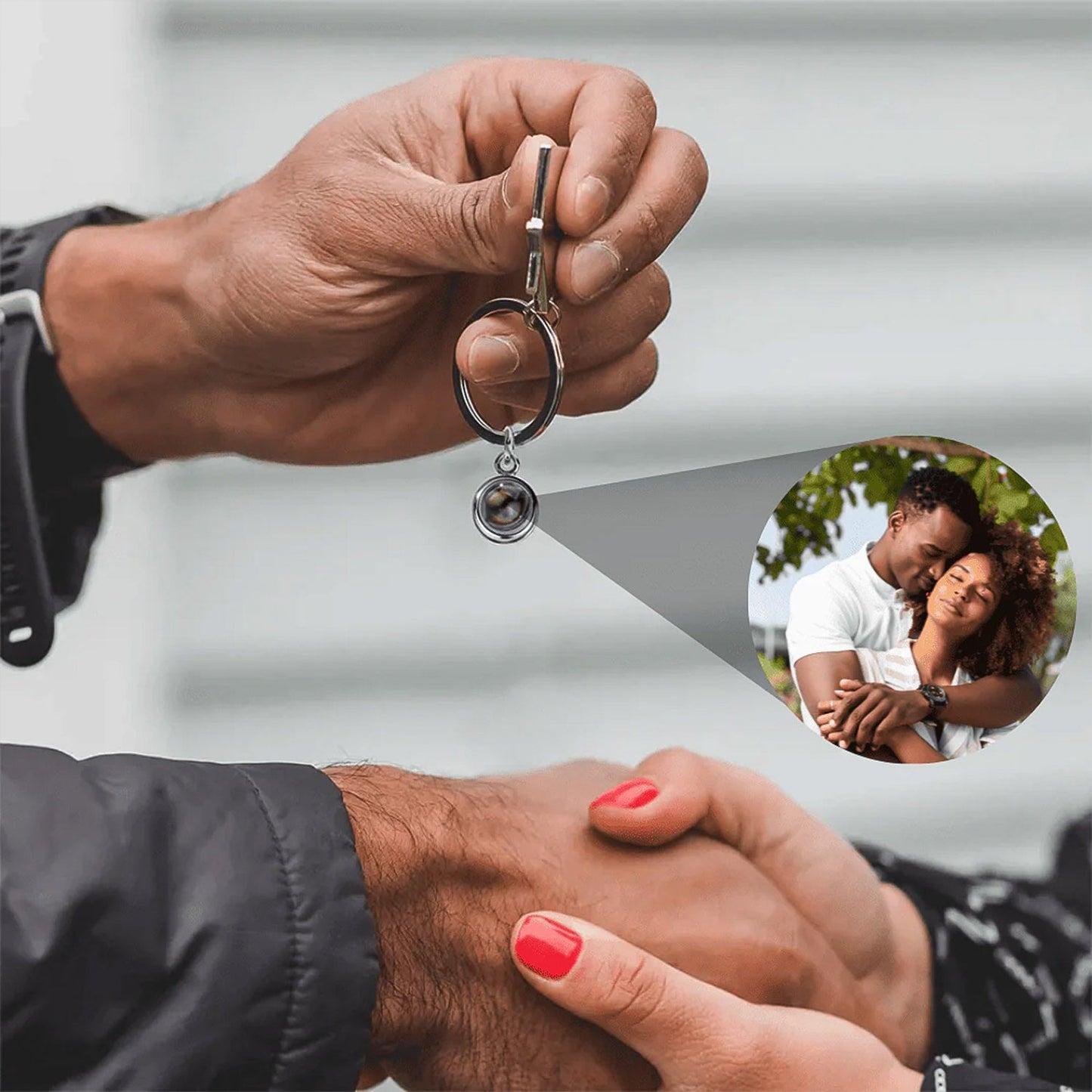 Porte‑Clés Souvenir avec Photo Personnalisée