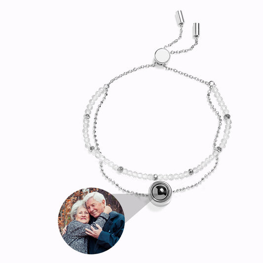 Bracelet Cristal avec Photo Personnalisée