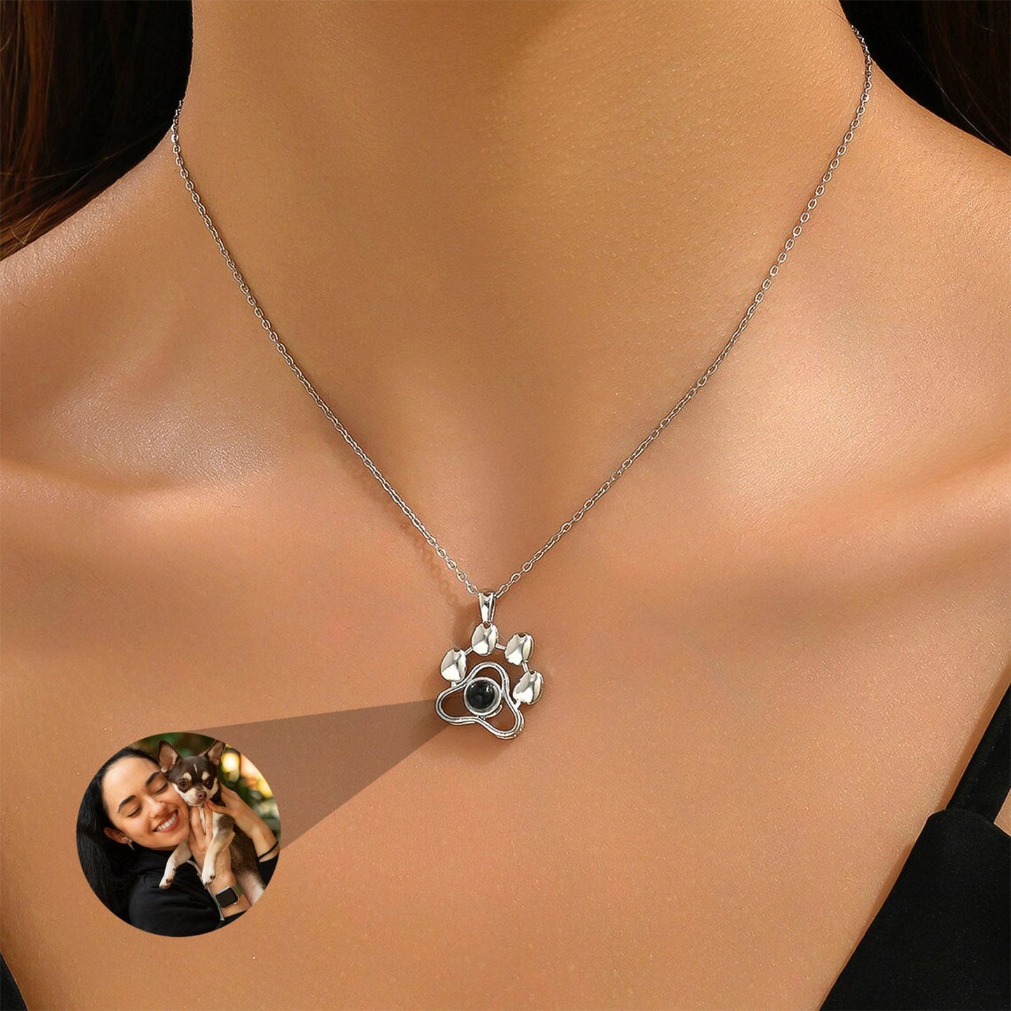 Collier Toutou avec Photo Personnalisée