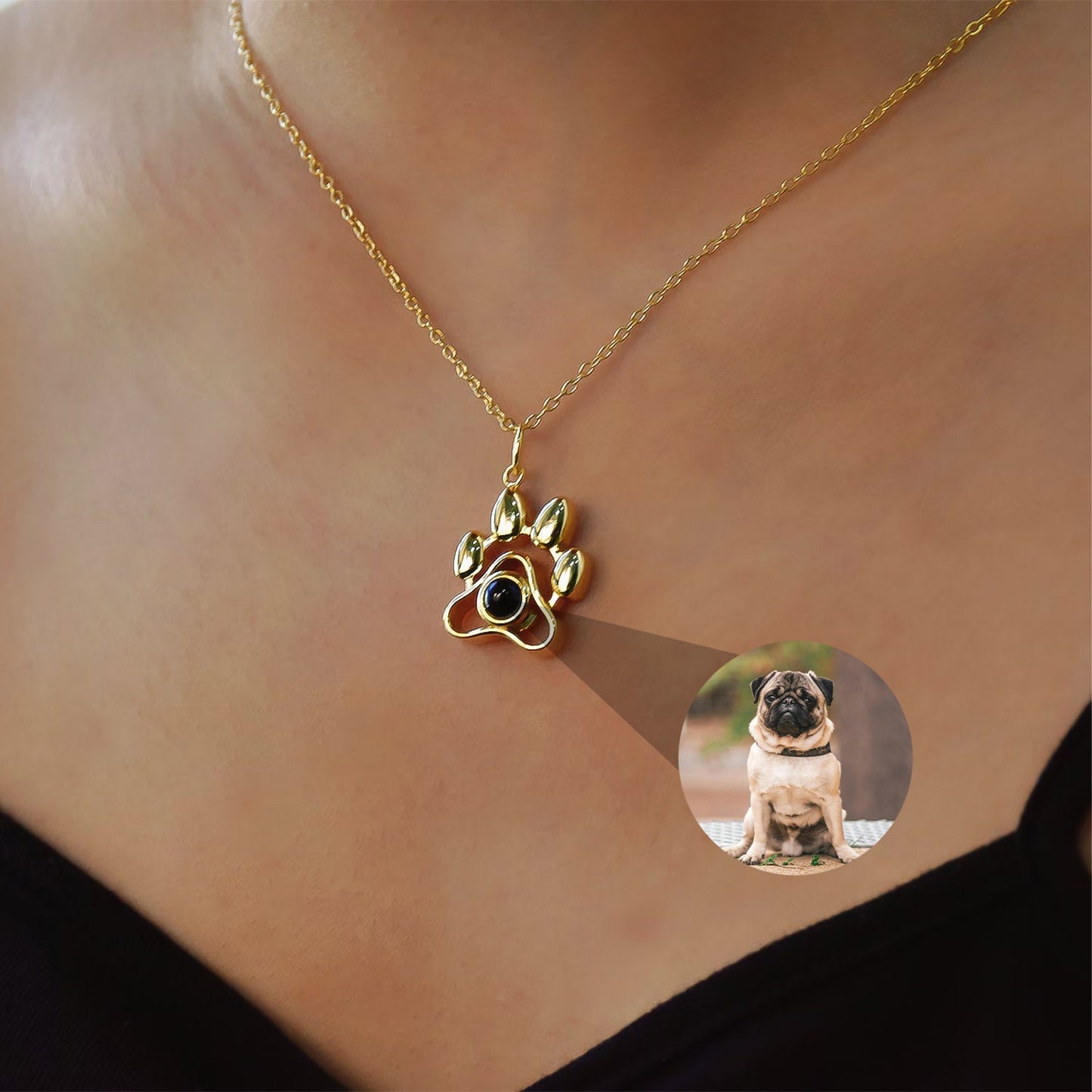 Collier Toutou avec Photo Personnalisée