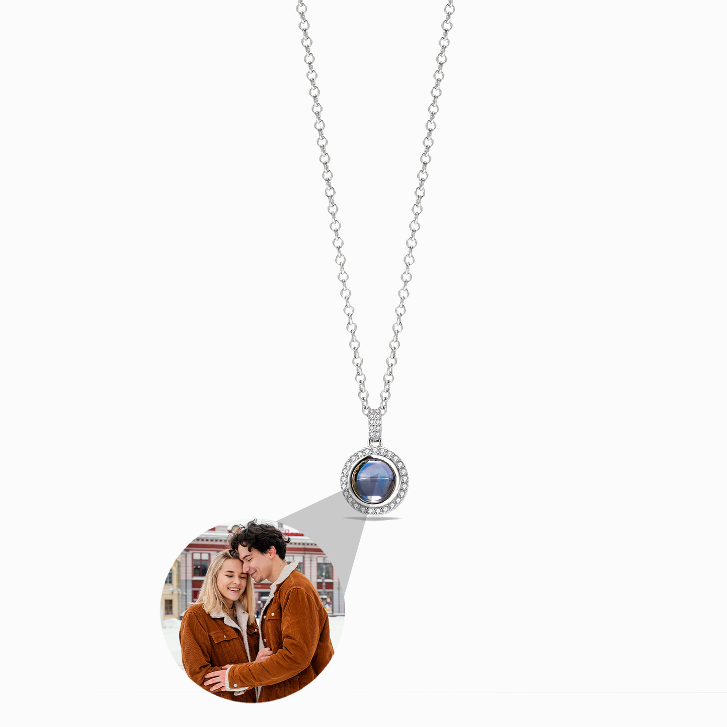 Collier Echo du Temps avec Photo Personnalisée